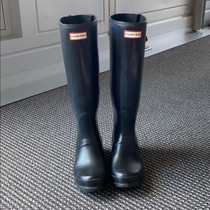 🎉 SALE 🎉 Hunter Tall Back Adjustable Rain Boots
